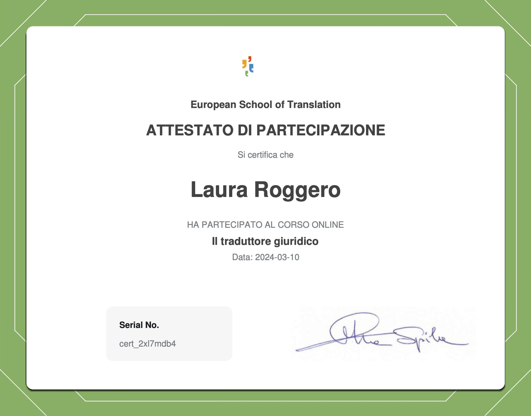 Certificazione 2